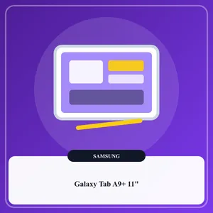 Tablette Samsung Galaxy Tab A9+ anthracite de 11 pouces en format paysage
